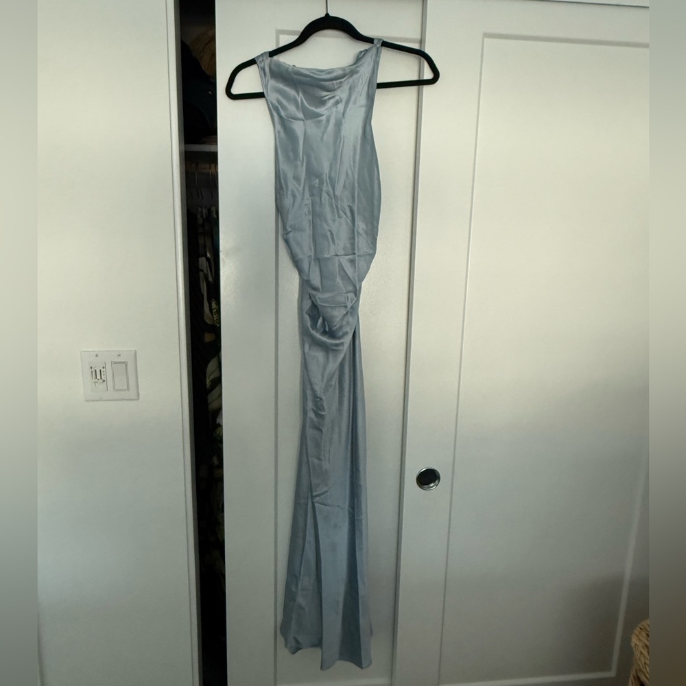 Reformation Light Blue Midi Dress - Picture 2 of 6